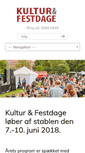 Mobile Screenshot of festdage.gentofte.dk