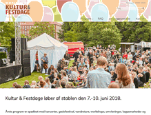 Tablet Screenshot of festdage.gentofte.dk